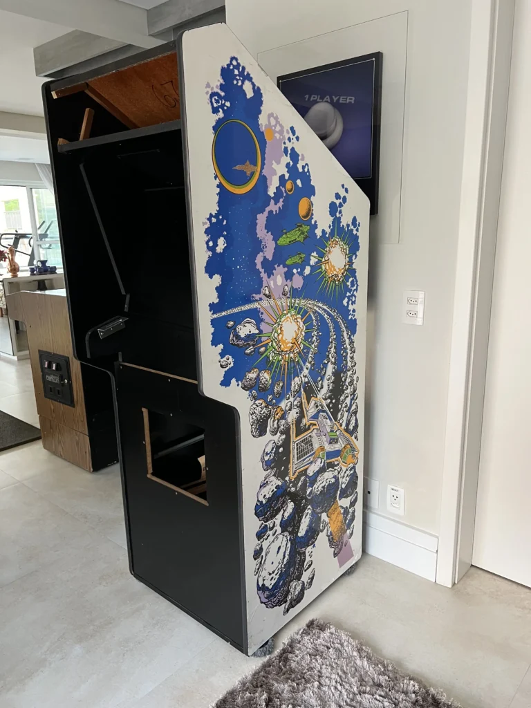 Atari Asteroids Deluxe Arcade - Upright - Woodwork Restore Finished
