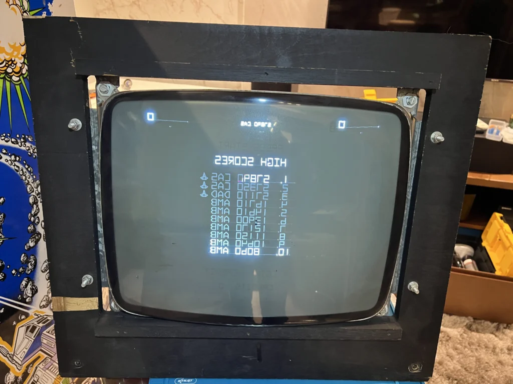 Atari Asteroids Deluxe Arcade - Electrohome G05-802 EHT Module Rebuild Done