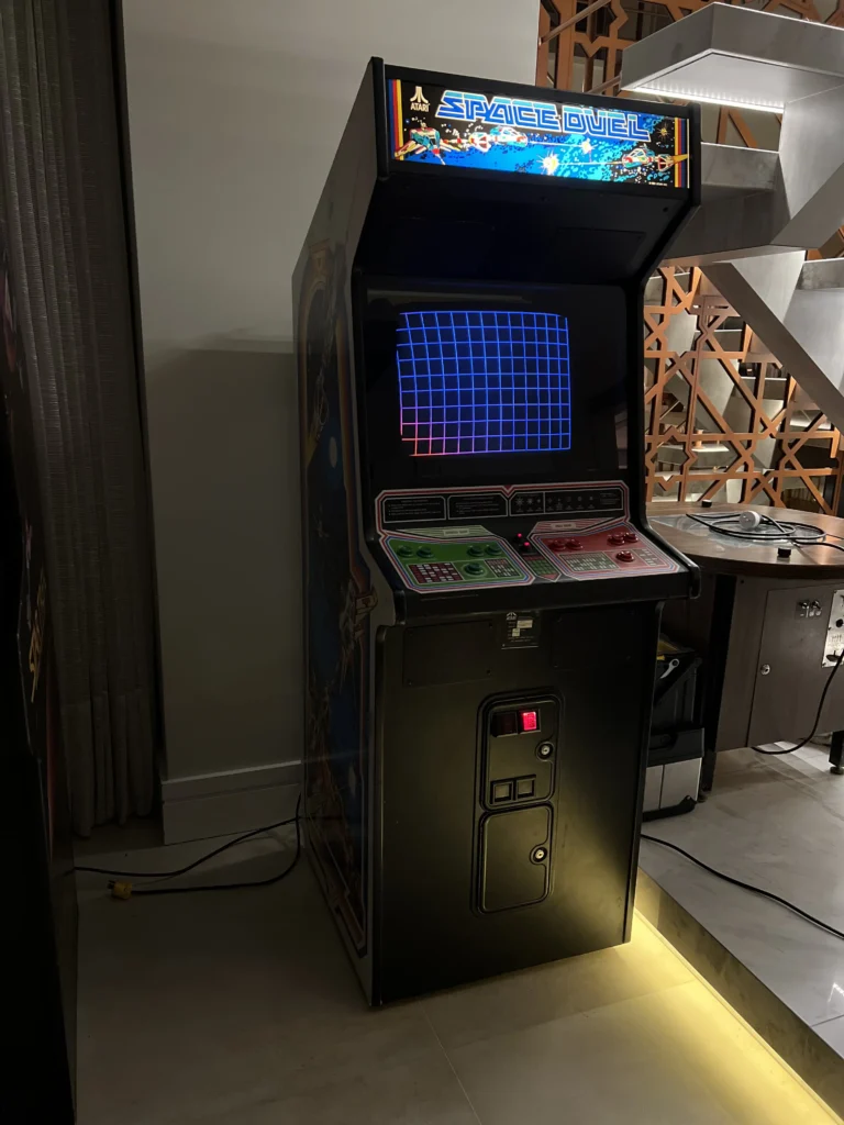 Space Duel Arcade Upright by Atari - WG 6100 Tube Degaussing