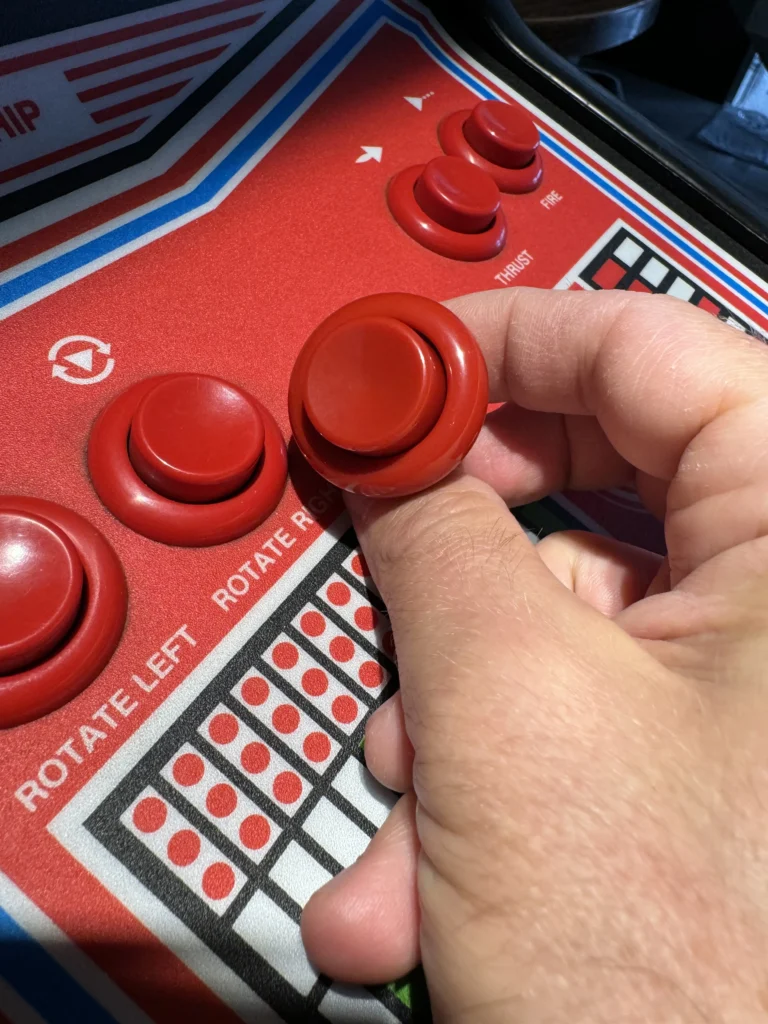 Space Duel Arcade Upright by Atari - Buttons Fixing - Antonio Borba