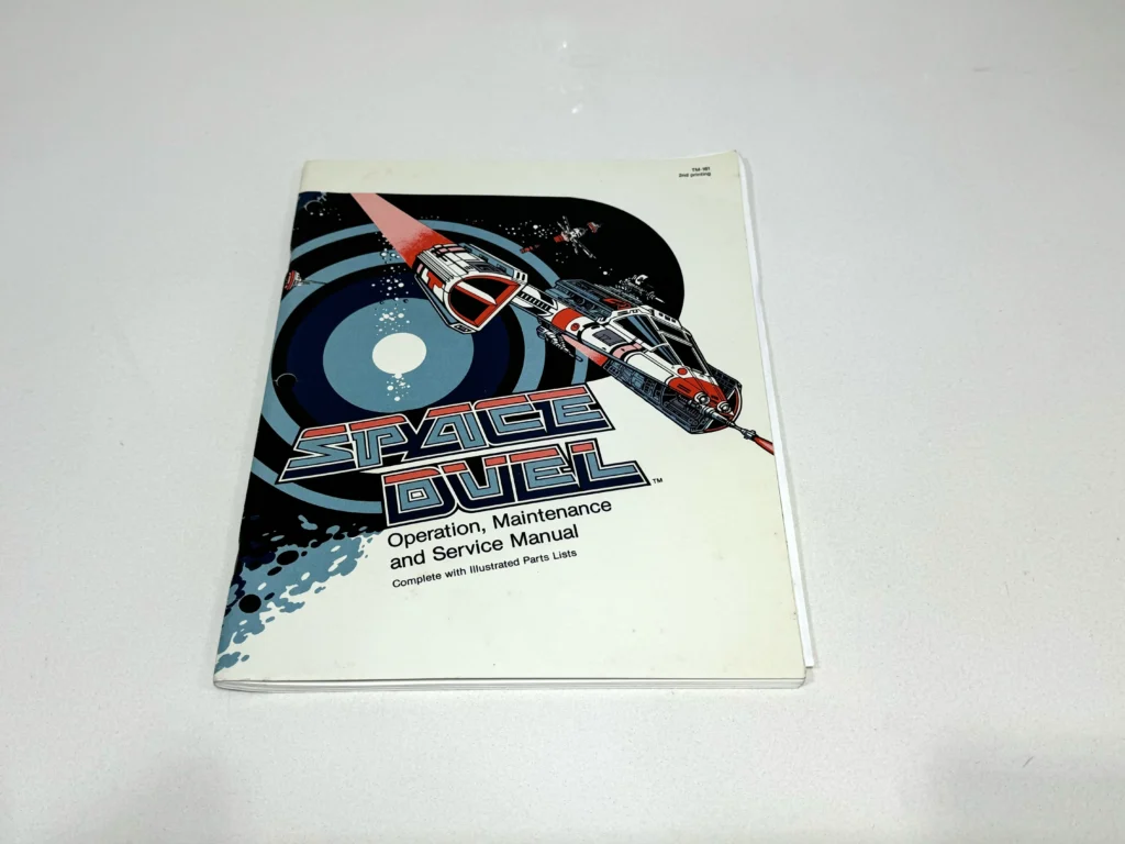 Space Duel Arcade Upright by Atari - Operation Manual - Antonio Borba