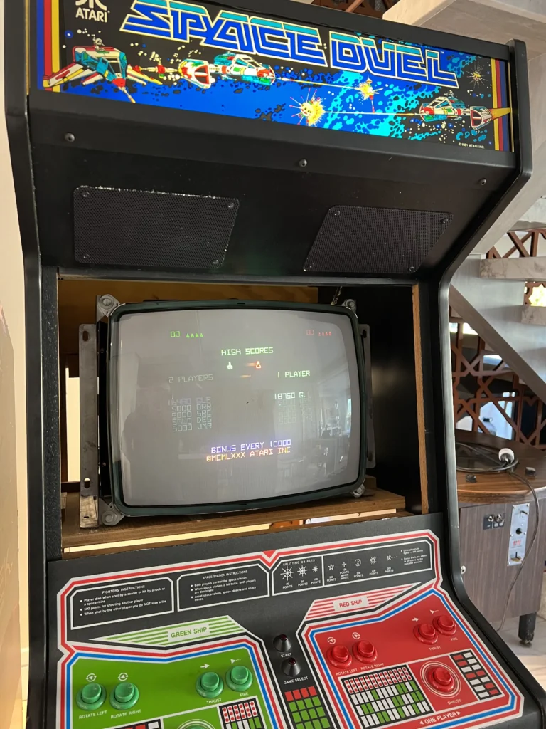 Space Duel Arcade Upright by Atari - WG6100 Monitor Rebuild