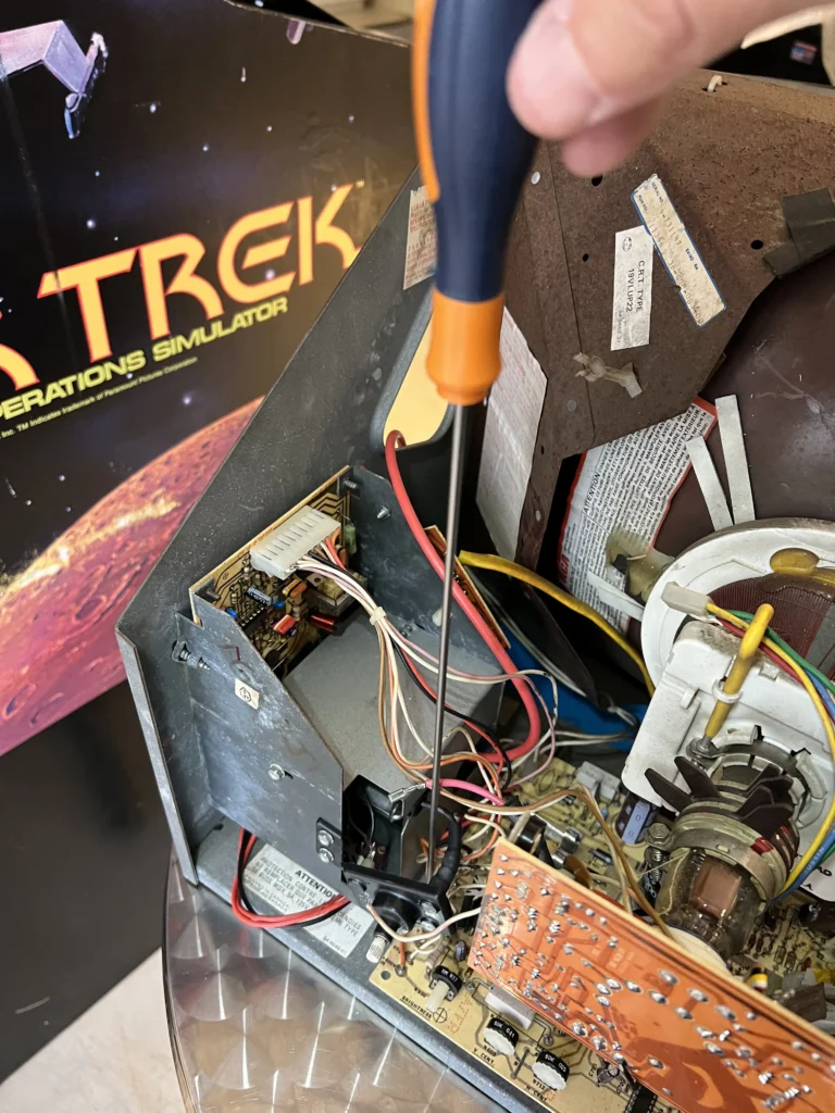 Star Trek Sega Arcade - G08-003 Vector Monitor