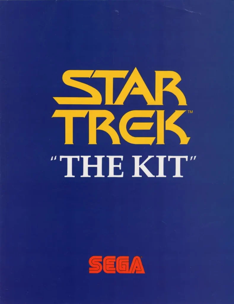 Star Trek Sega Arcade Conversion Kit Folder