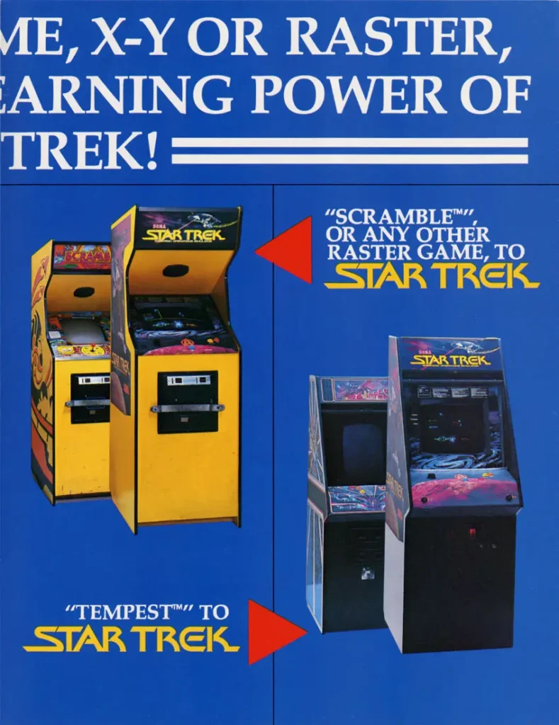 Star Trek Sega Arcade Conversion Kit Folder