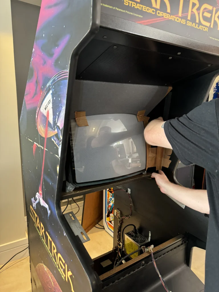 Star Trek Sega Arcade - Color Vector - Restoration - Bezel and Plexi