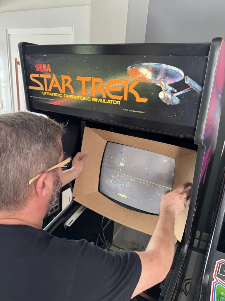 Star Trek Sega Arcade - Color Vector - Restoration - Bezel and Plexi