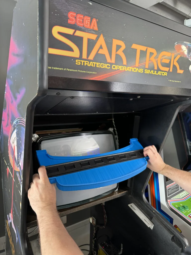 Star Trek Sega Arcade - Color Vector - Restoration - Bezel and Plexi