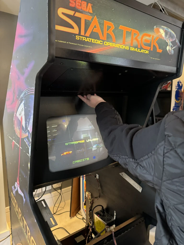 Star Trek Sega Arcade - Color Vector - Restoration - Bezel and Plexi