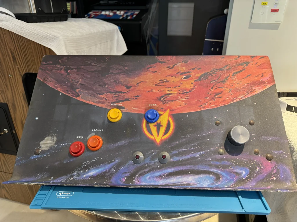 Star Trek Sega Arcade - Color Vector - Restoration - Control Panel